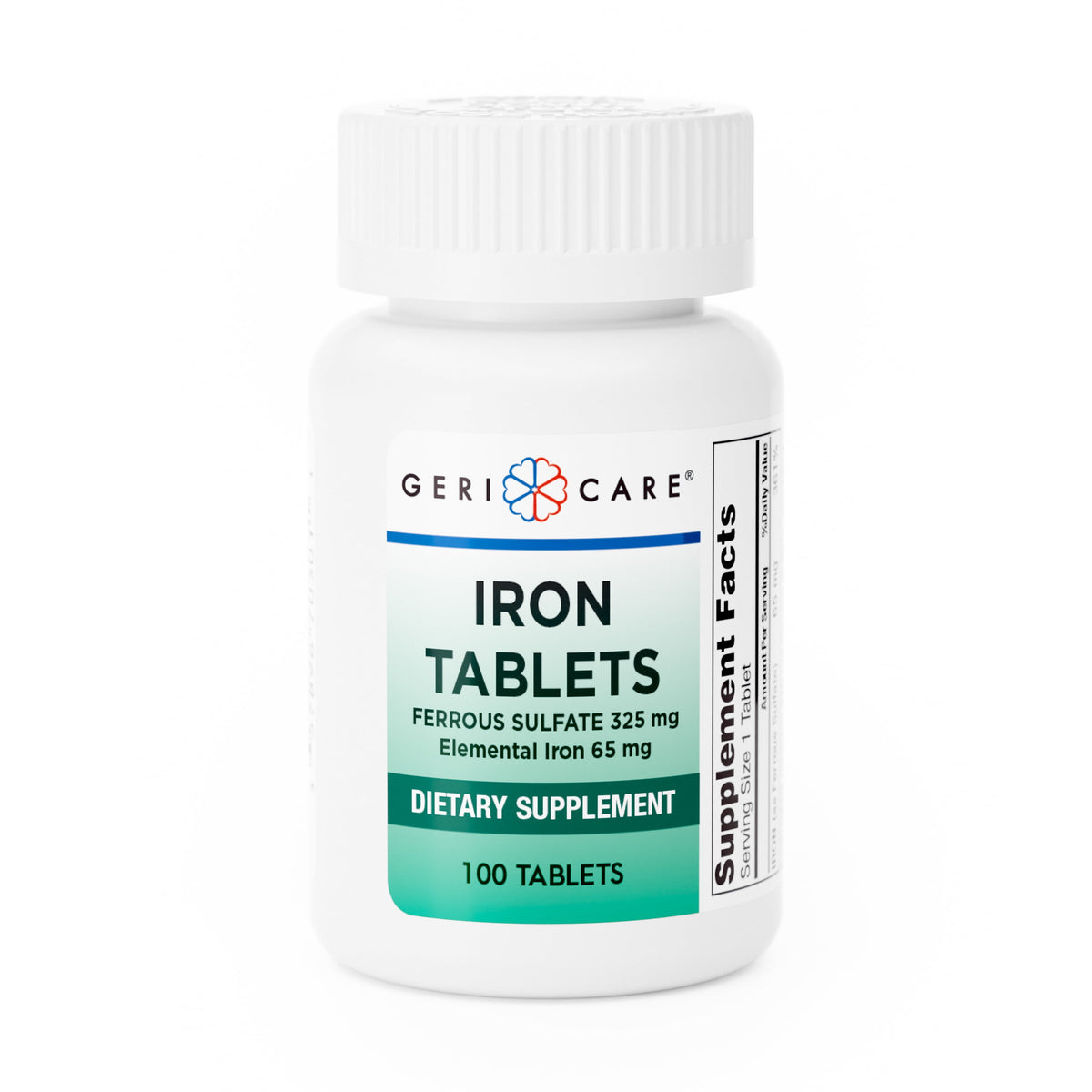 FERROUS SULFATE 325MG TAB 100CT GERI-CR