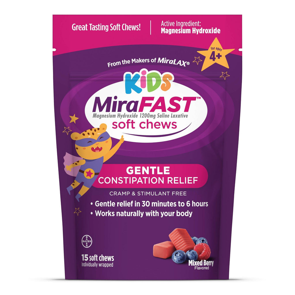 MIRAFAST KIDS MXD BRY SOFT CHEW PCH 15CT