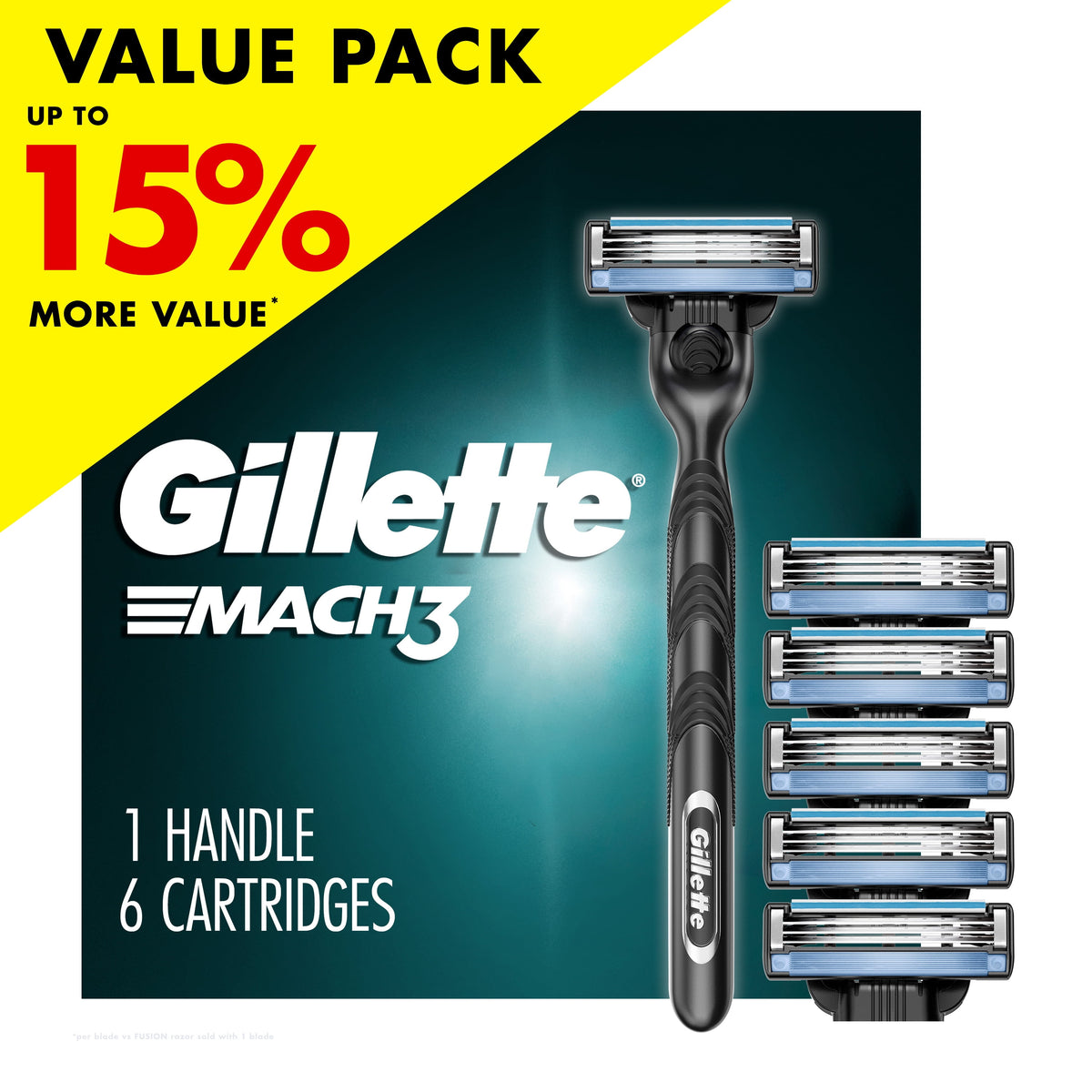 GILL MACH3 RAZOR 3DSP SMTH SHV
