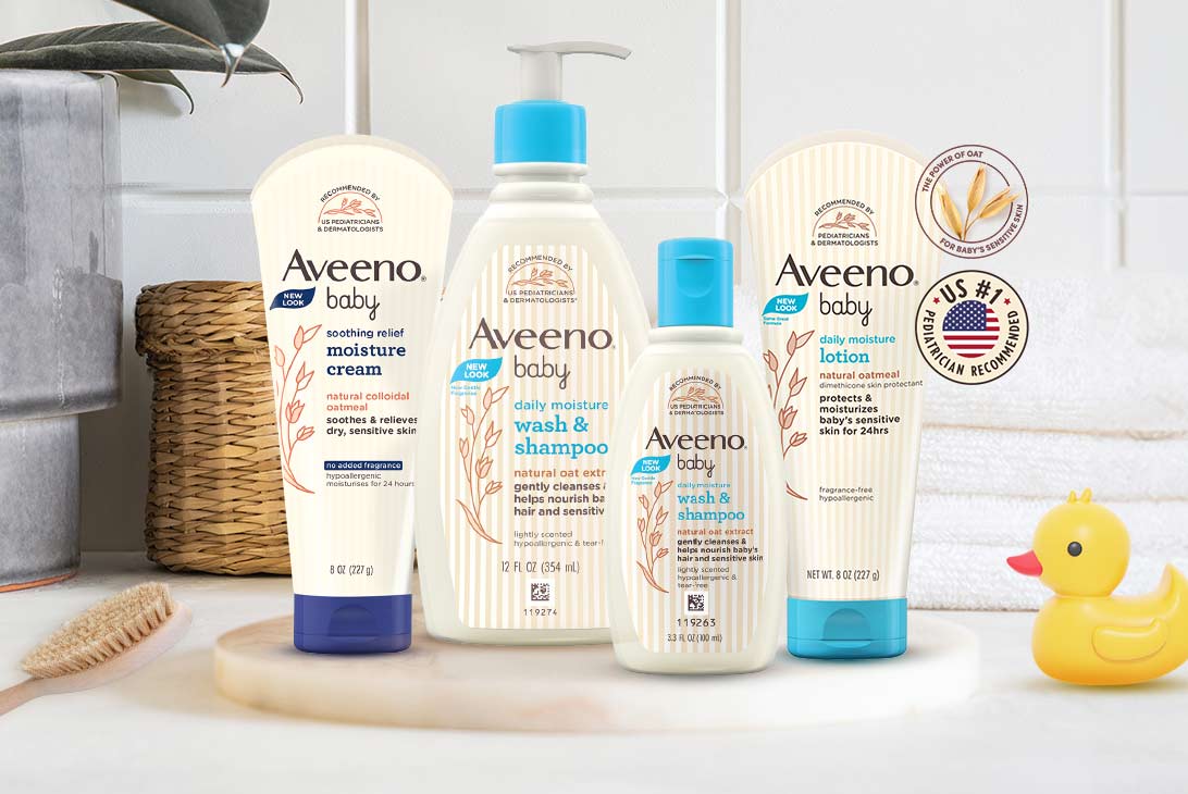 AVEENO BABY C/C LQ 8OZ BATH