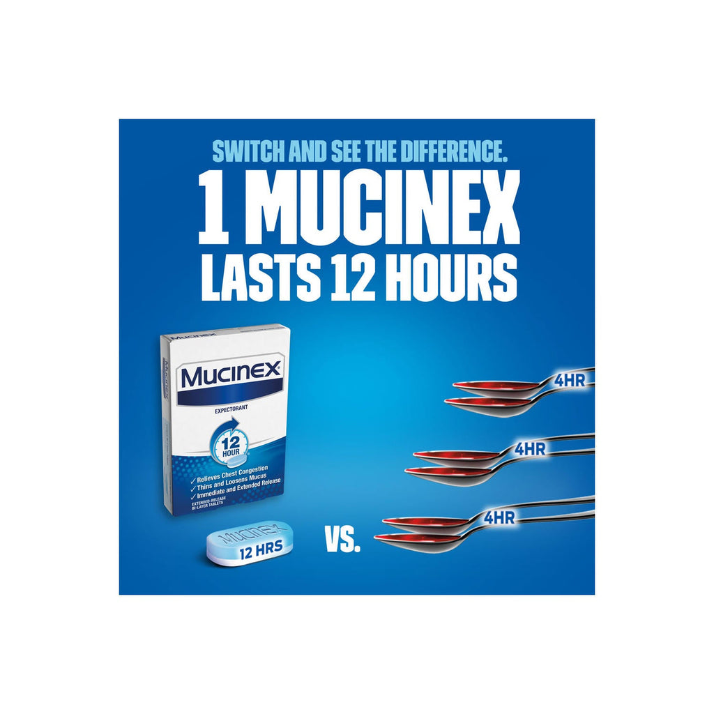 MUCINEX TB 600MG 20