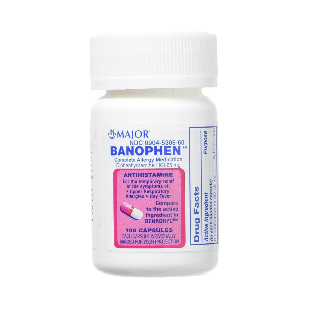 BANOPHEN TB 25MG 100 CPLT