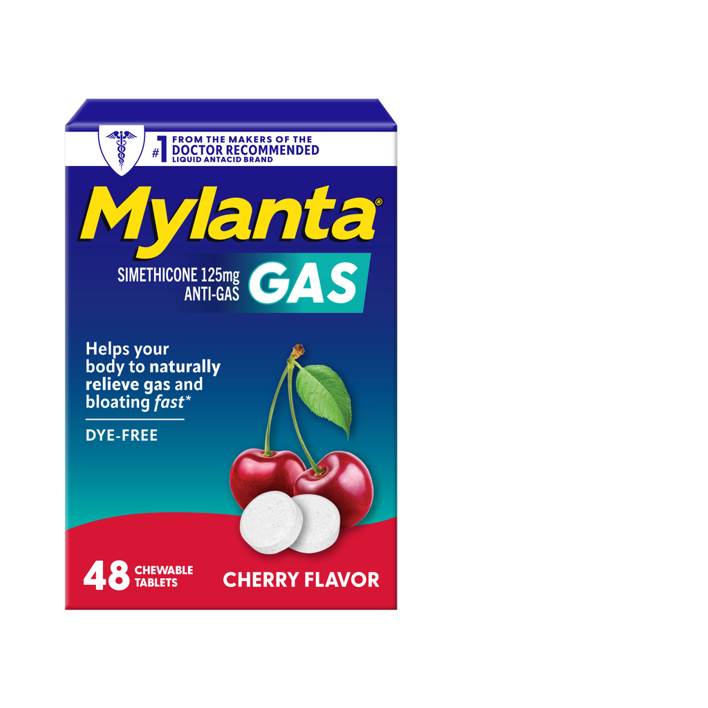 MYLANTA GAS CHERRY CHW 48CT