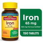 IRON 65MG TABLET 180CT NAT MADE