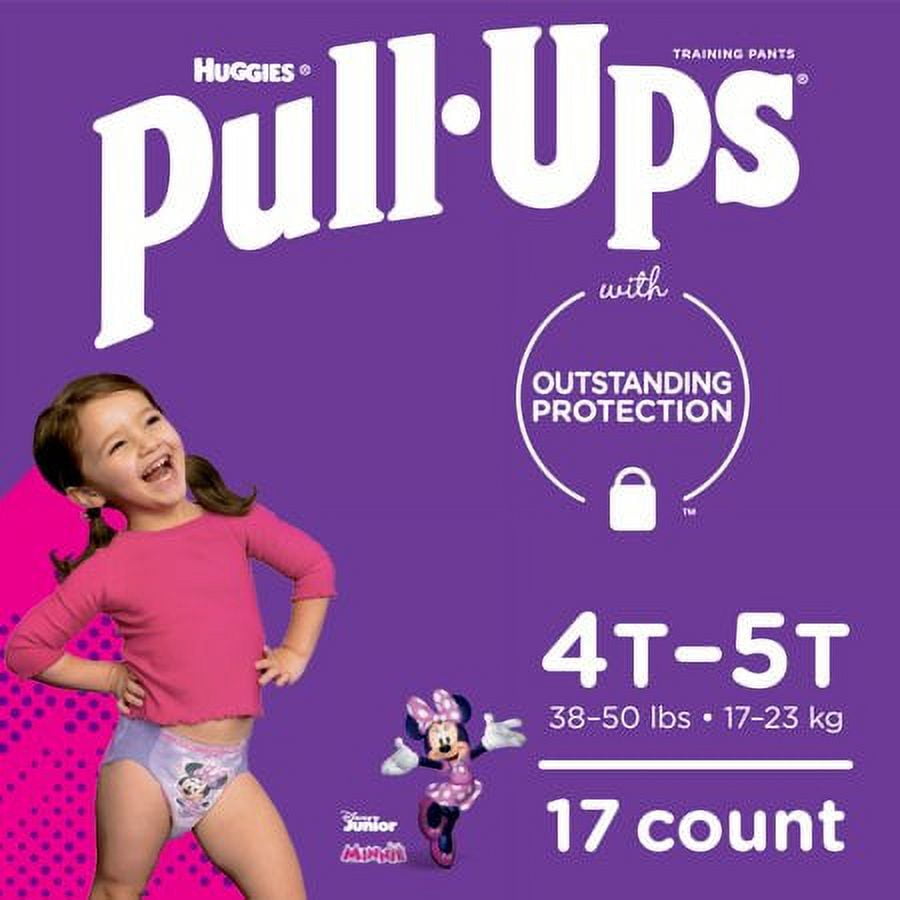 HUGGIES PULL-UPS GIRLS 4T-5T 4X17CT
