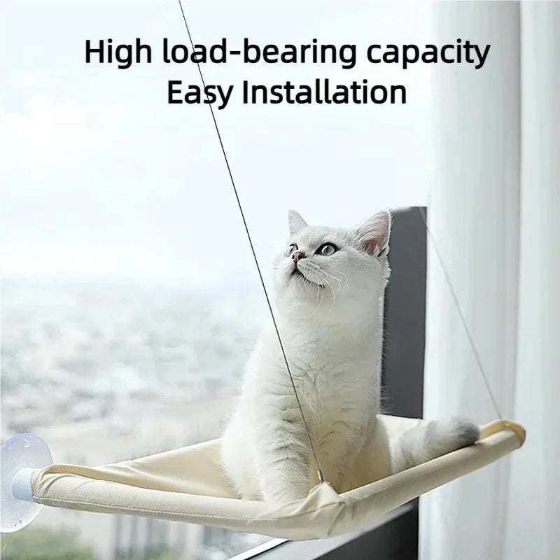 Hanging Cat Bed Aerial Cat Hammock Window Sunny Seat Kitten Climbing Frame Pet House Nest Accessories