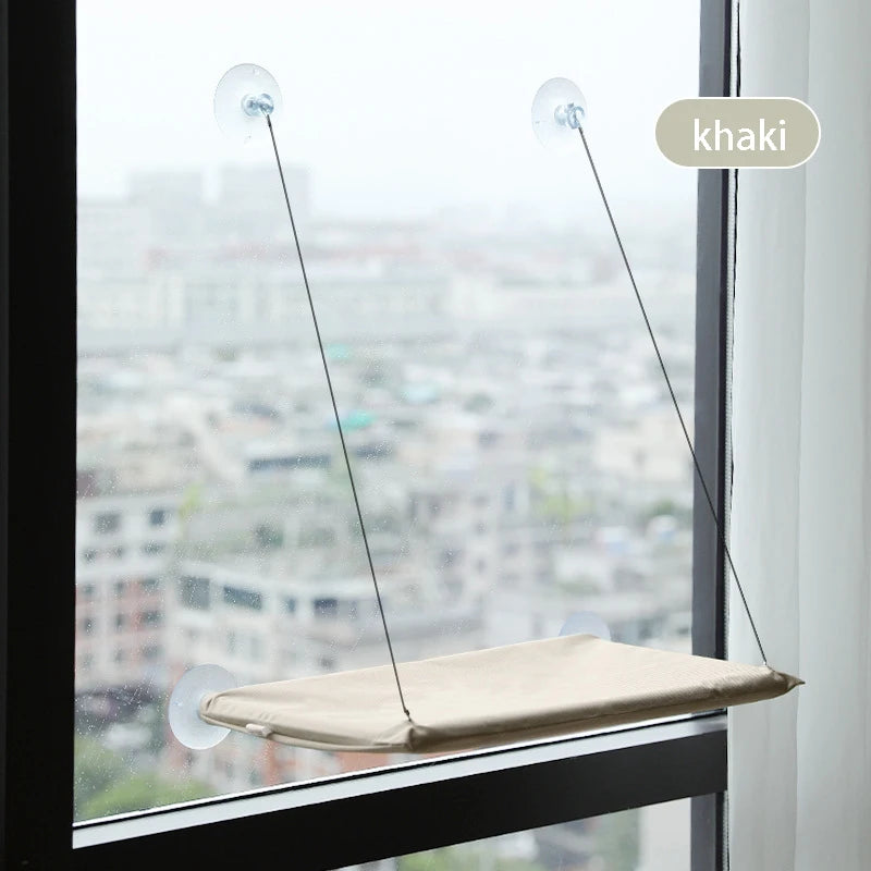 Hanging Cat Bed Aerial Cat Hammock Window Sunny Seat Kitten Climbing Frame Pet House Nest Accessories