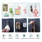Photo Frame Hooks Storage Rack Screw Holders Door Hanger Self-Adhesive Multi-Function Gadgets Organizer Kitchen Accessorie