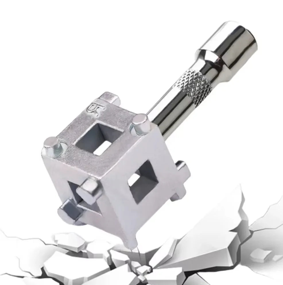 1PC Car Vehicle Rear Disc Brake Piston Caliper Brake Pads Replacement Tool Wind Back Cube Tool 3/8 Inch Square Drive Tool