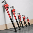 Heavy Duty Adjustable Pipe Wrench Multi-function Large Opening Plumbing Wrench  Steel Pipe Tool for Home Motorcycle Maintenance