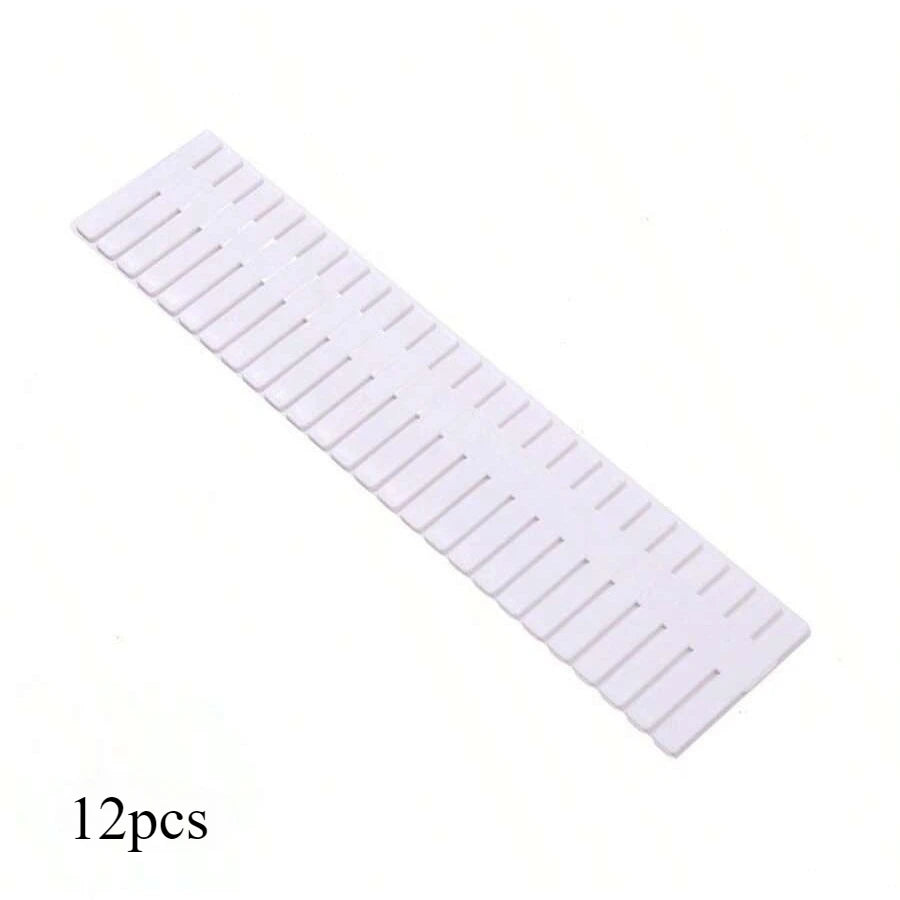 Adjustable Plastic Space separation tool Desk and Drawer Organizer Dividers PP Material Storage System for Office Dorm Home