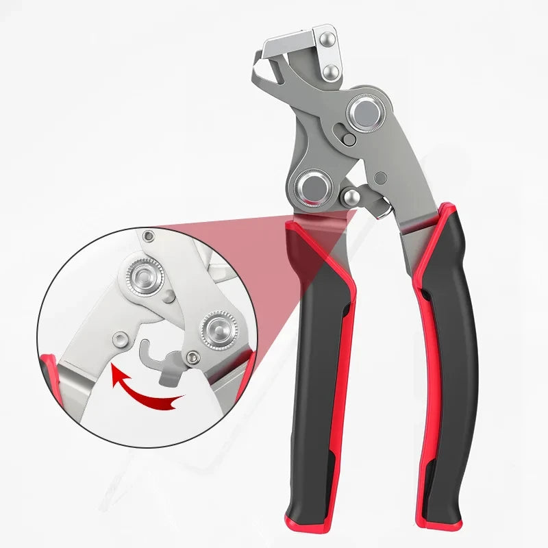 Universal Car Clip Pliers Stainless Steel Snap Pliers Fastener Remover Clip Puller Tool for Mechanics DIY Garage Workshop Users