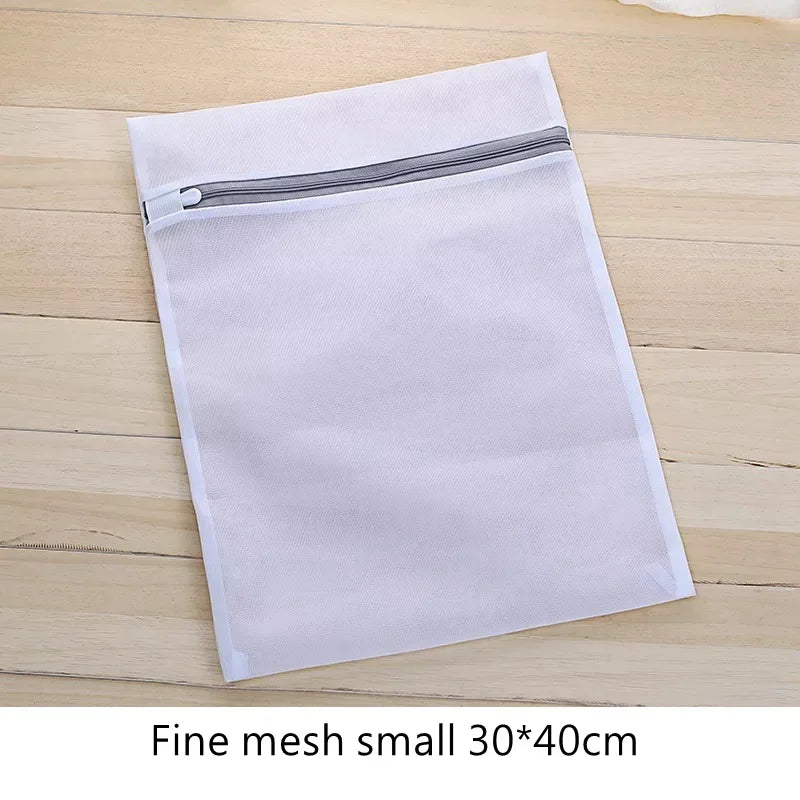 Fine Net Laundry Bag Clothing Care Washing Machines Dirty Laundry Basket Travel Shoes Mesh Bags Woman Bra Clothes Organizer