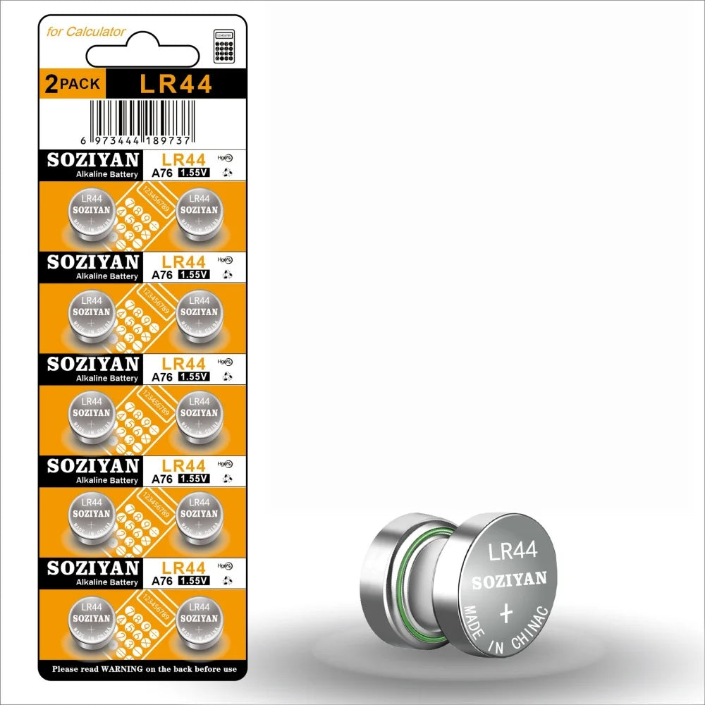 NEW 50-100pcs LR44 AG13 160mAh Button Cell Battery 1.5V 357 SR44 LR1154 Button Batteries For Watch Calculator Toy Remote Coin Cell
