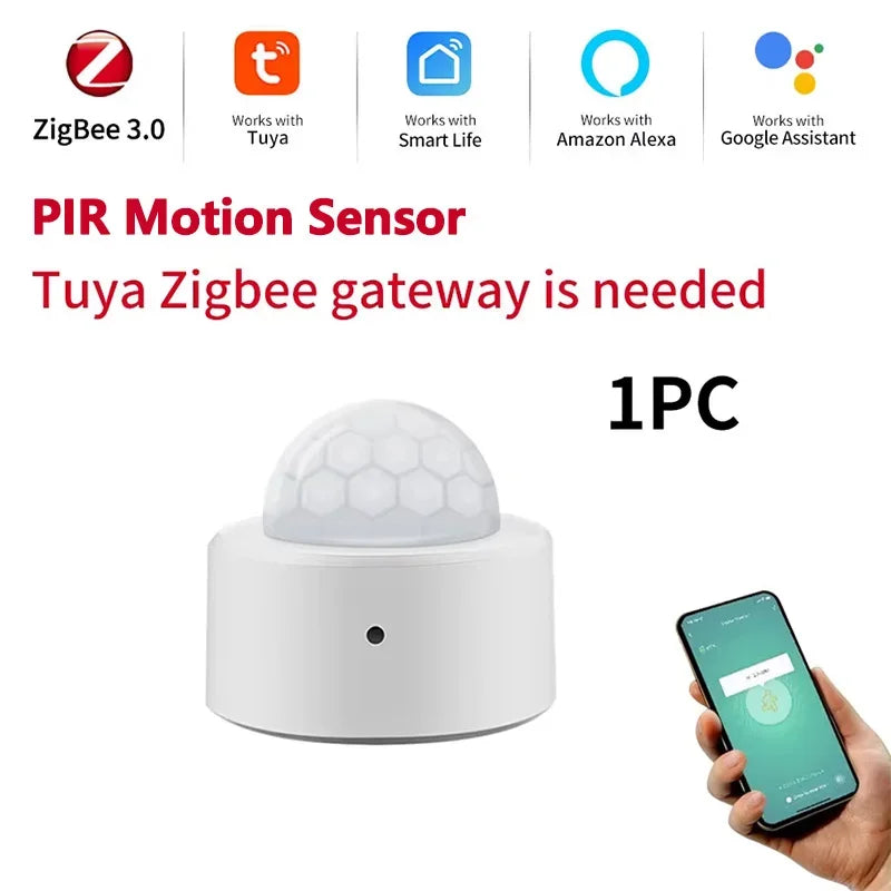 Zigbee 3.0 PIR Motion Sensor Mini Infrared Human Body Detector Security Alarm Tuya Smart Life Alexa Google Home Gateway Required