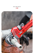 Heavy Duty Adjustable Pipe Wrench Multi-function Large Opening Plumbing Wrench  Steel Pipe Tool for Home Motorcycle Maintenance