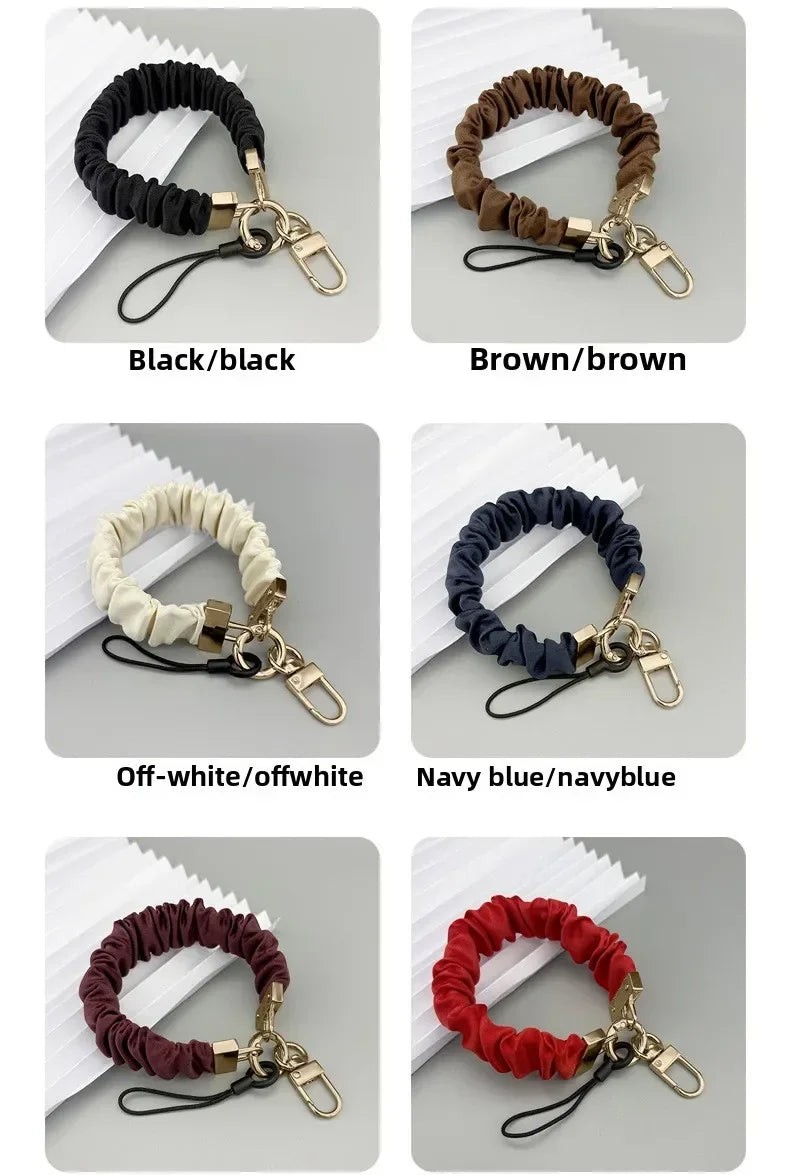 Fashion Women Phone Lanyard High‑Texture Decor Phone Chain Portable Anti‑Lost Mobile Strap for iPhone Smartphone