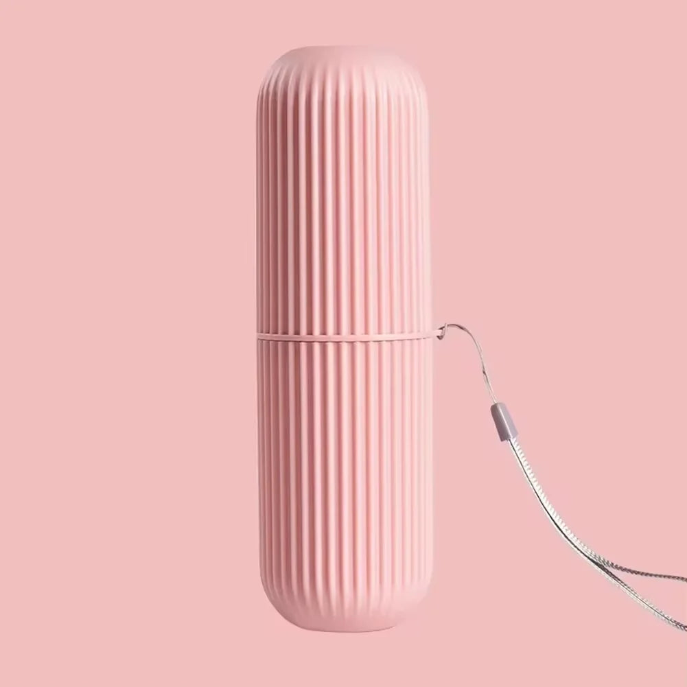 1Pc Portable Toothbrush Cup Bathroom Toothpaste Holder Storage Case Box Organizer Travel Toiletries Storage Cup New Creative 1Pc