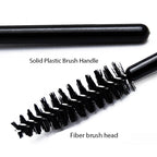 500/1000pcs Eyelash Brush Applicator Wholesale Lash Mascara Wands Brushes For Eyelash Extension Eyebrow Spoolies Beauty Tools