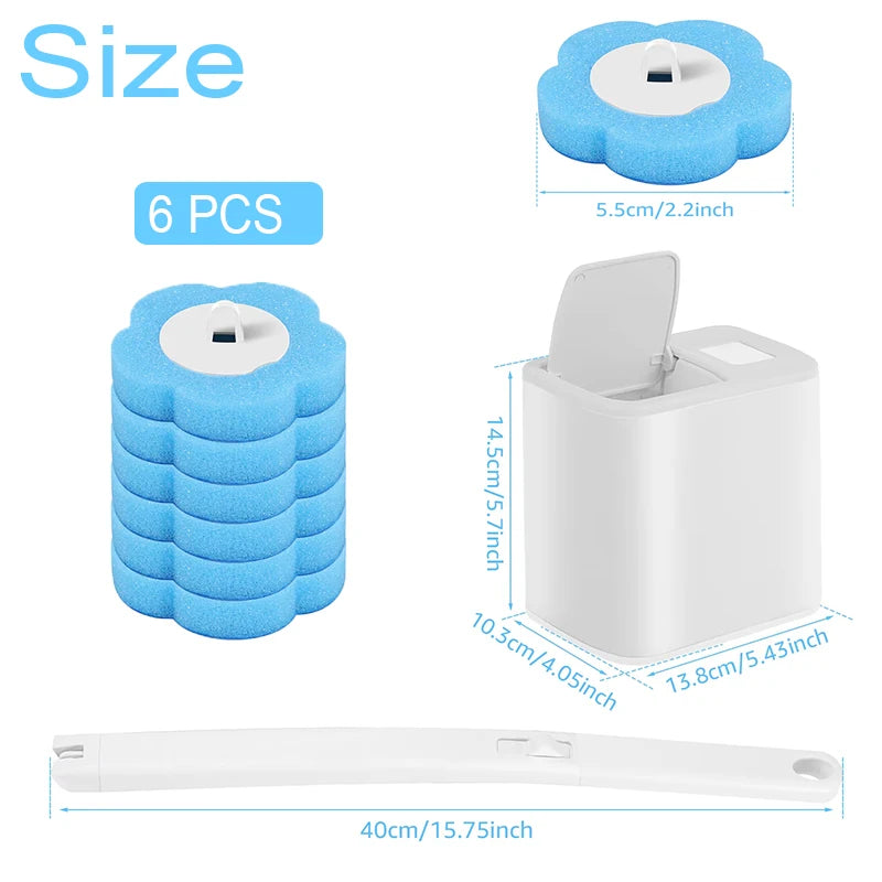 Toilet Brush One-Click Disposable Replacement Head Wall-mounted Auto Lid Opening Bathroom Cleaning Tool Wc Accessories