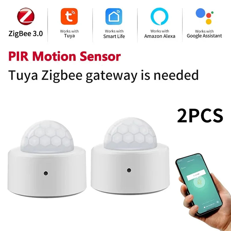 Zigbee 3.0 PIR Motion Sensor Mini Infrared Human Body Detector Security Alarm Tuya Smart Life Alexa Google Home Gateway Required