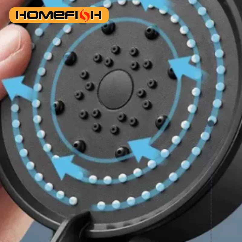 5-Mode High-Pressure Shower Head  Portable Filtered Rainfall Faucet For Bathroom   Home Innovative Accessory