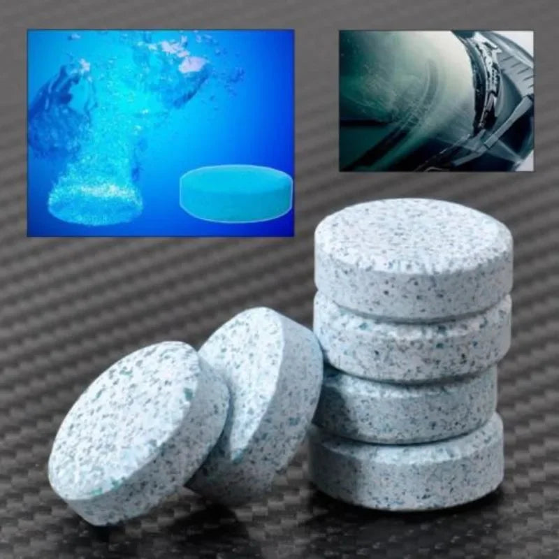 Auto Window Cleaning Detergent Care Tool Solid Wiper Fine Concentrated Effervescent Tablets Car Windshield Glass Cleaner
