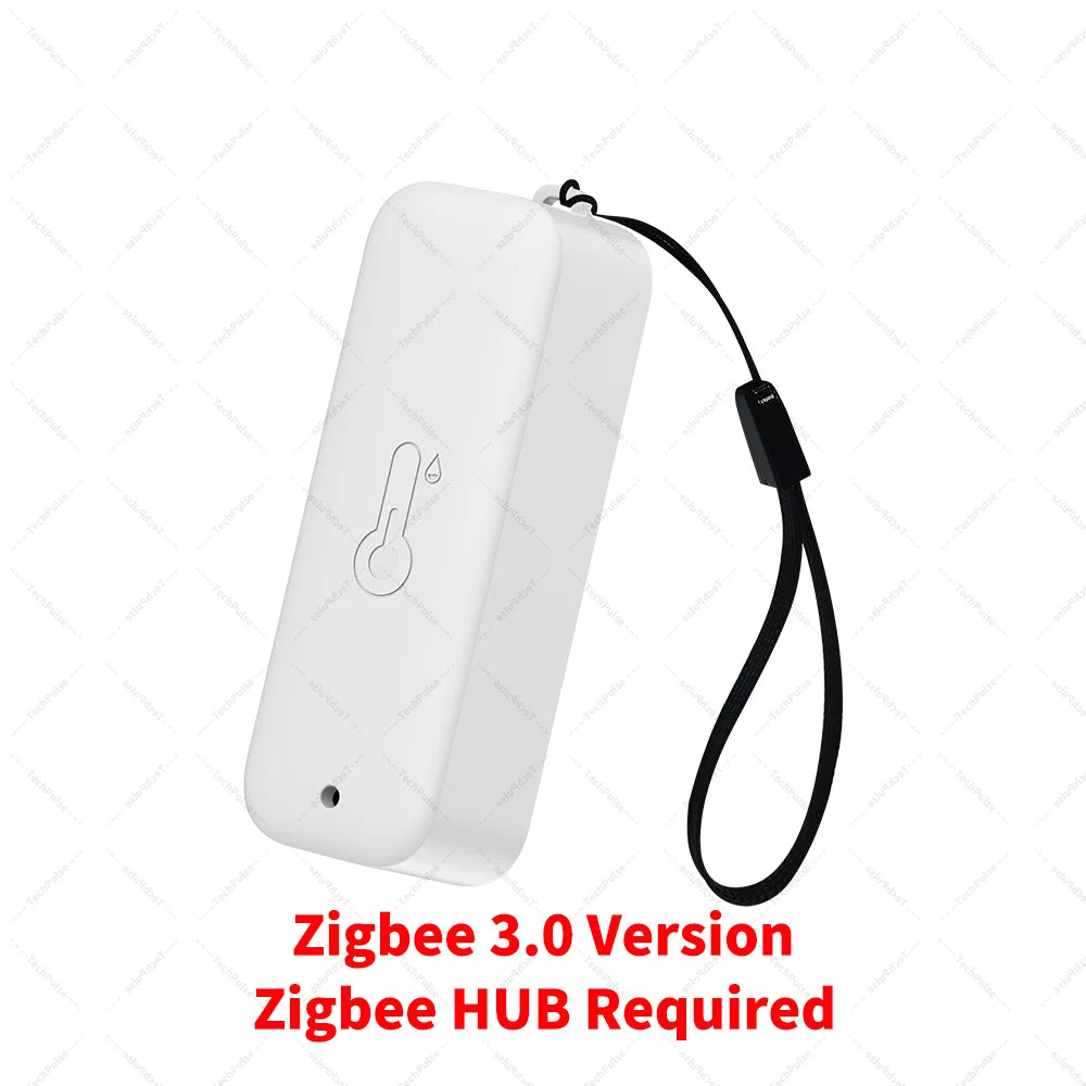 IP65 Zigbee Sensor Temperature Humidity Sensor Zigbee Hub Required workwith HA Home Assistant Alexa Yandex ZHA Zigbee2MQTT