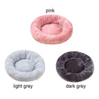 Pet Bed Comfortable Donut Round Dog Kennel Soft Washable Dog Cat Cushion Bed Warm Puppy Kitten House