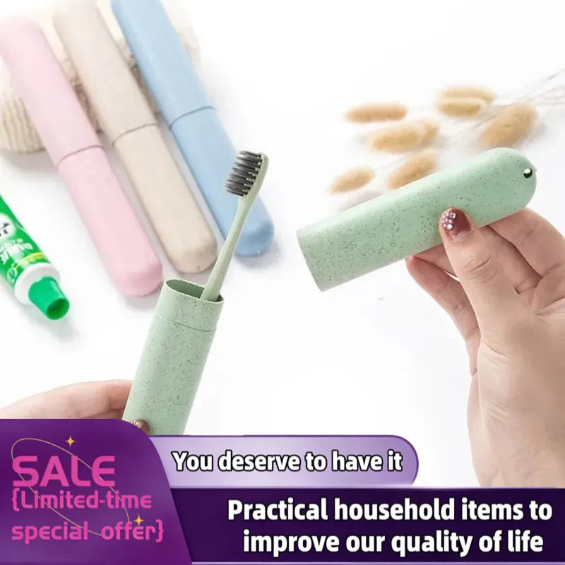 Bathroom Accessories Travel Storage Dust-proof Case Portable Bathroom for Camping Toothbrush Storage Toothbrush Box Holder Cover