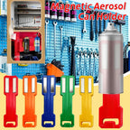 3D Magnetic Aerosol Can Holder Spray Can Rack Tool-Free Installation Space Saving Organizer for Garage Workshop Kitchen Toolbox