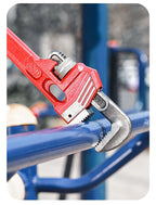 Heavy Duty Adjustable Pipe Wrench Multi-function Large Opening Plumbing Wrench  Steel Pipe Tool for Home Motorcycle Maintenance