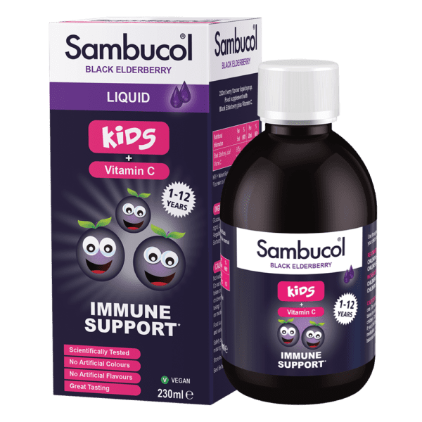 SAMBUCOL FOR KIDS SR 230ML B/EBRY