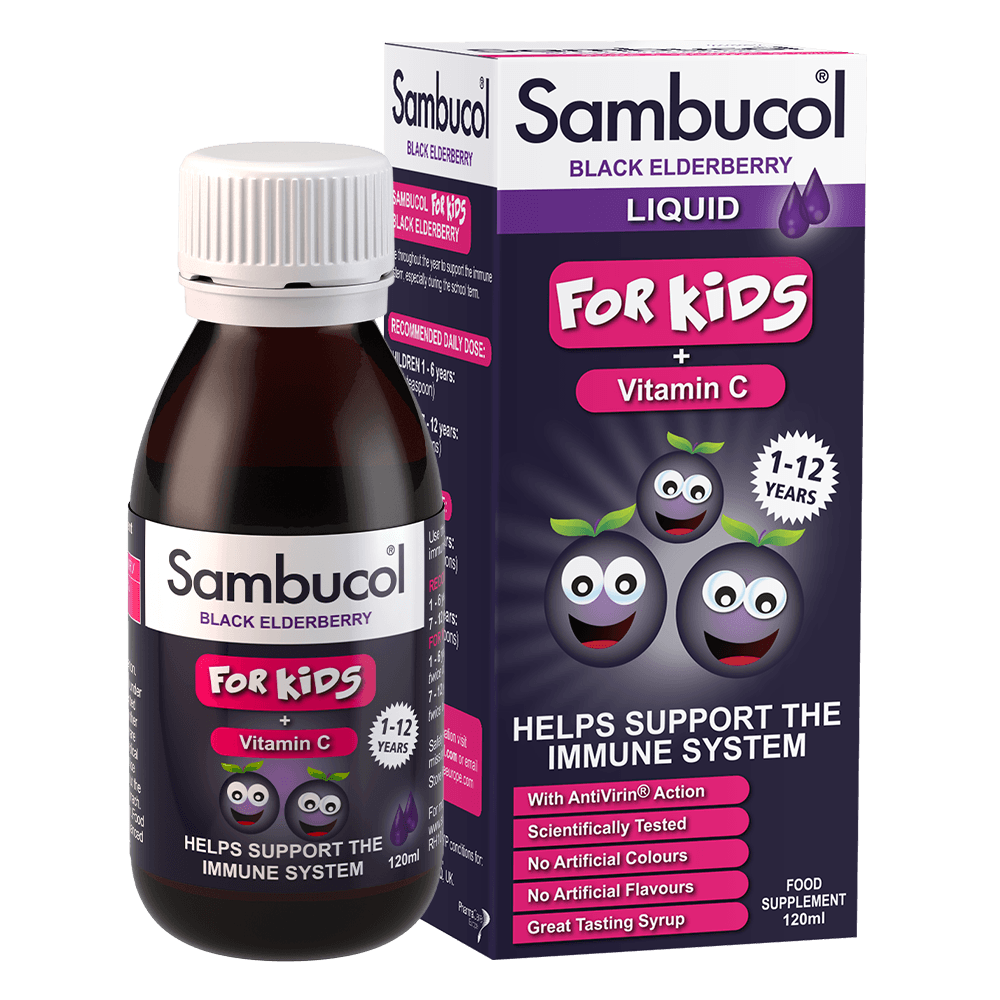 SAMBUCOL FOR KIDS SR 230ML B/EBRY