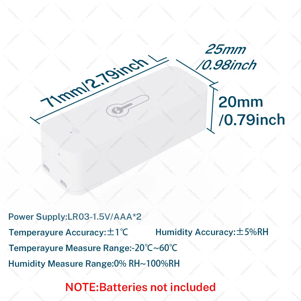 IP65 Zigbee Sensor Temperature Humidity Sensor Zigbee Hub Required workwith HA Home Assistant Alexa Yandex ZHA Zigbee2MQTT