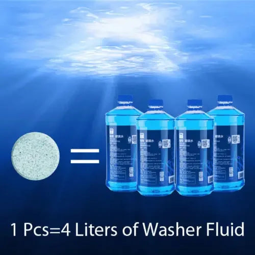 Auto Window Cleaning Detergent Care Tool Solid Wiper Fine Concentrated Effervescent Tablets Car Windshield Glass Cleaner