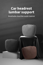 Automatic memory cotton protective pad for car seat headrests, suitable for head support of gaming chairs