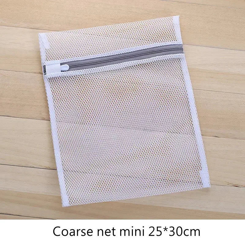 Fine Net Laundry Bag Clothing Care Washing Machines Dirty Laundry Basket Travel Shoes Mesh Bags Woman Bra Clothes Organizer