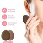 40 Pcs Beauty Makeup Tool Combo Set Face Wash Makeup Puff Full Set Clean Brush Set Professional Triangle Powder Puff Wash Tool