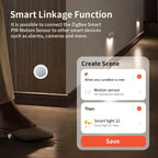 Zigbee 3.0 PIR Motion Sensor Mini Infrared Human Body Detector Security Alarm Tuya Smart Life Alexa Google Home Gateway Required