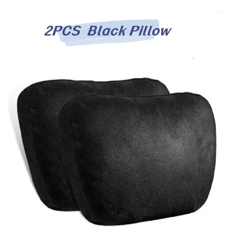Automatic memory cotton protective pad for car seat headrests, suitable for head support of gaming chairs