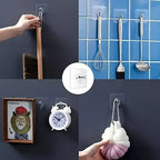 Photo Frame Hooks Storage Rack Screw Holders Door Hanger Self-Adhesive Multi-Function Gadgets Organizer Kitchen Accessorie