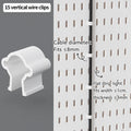 Home & Office Desktop Pegboard: Height-Adjustable Standing Storage Rack for Supplies, Also for Decorative Figurine Display
