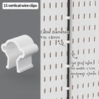 Home & Office Desktop Pegboard: Height-Adjustable Standing Storage Rack for Supplies, Also for Decorative Figurine Display