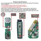 433MHz Auto Copy Remote Control Electric Garage Door Opener Remote Controller Duplicator Clone Cloning Code Transmitter