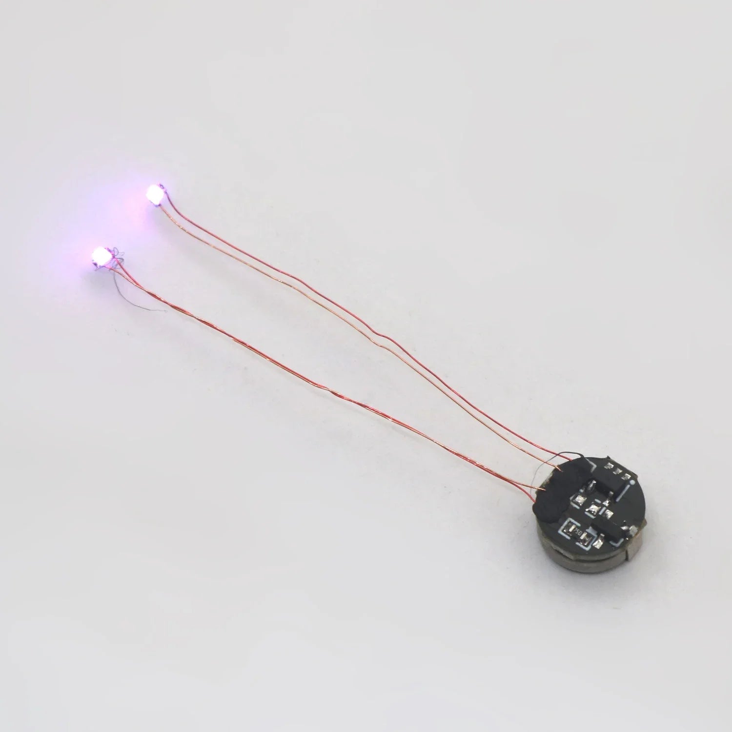 Magnetic control lamp Wired 5cm Led Magnetron Light Model w Battery Diy Car Toys Lighting Making Diorama Materials Gunda Robots