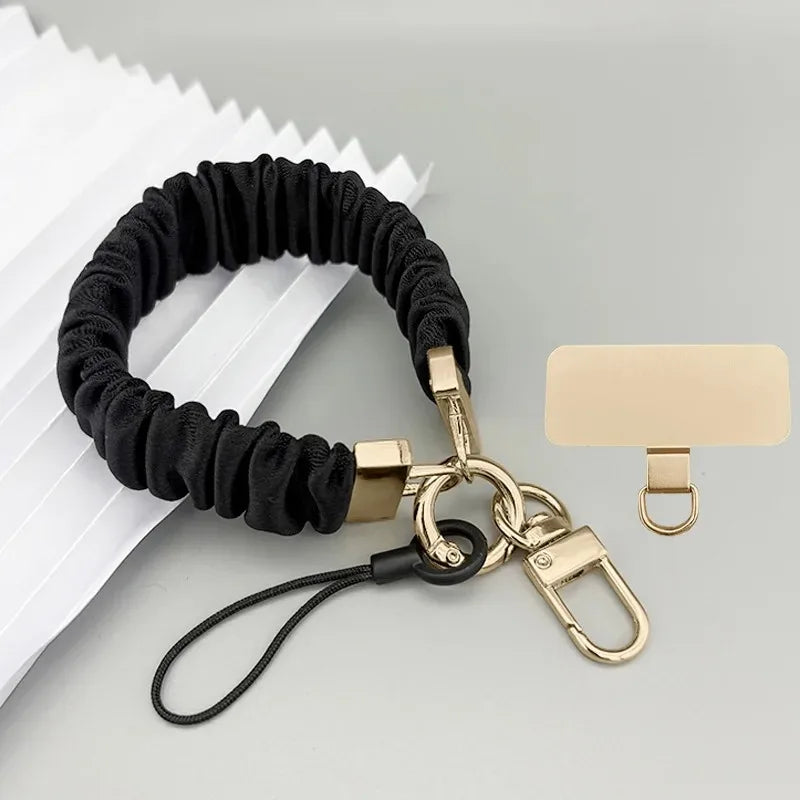 Fashion Women Phone Lanyard High‑Texture Decor Phone Chain Portable Anti‑Lost Mobile Strap for iPhone Smartphone