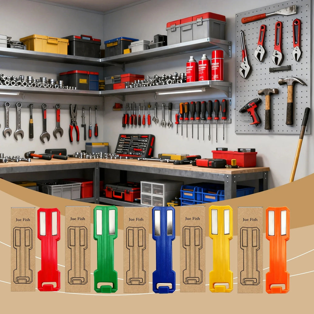 3D Magnetic Aerosol Can Holder Spray Can Rack Tool-Free Installation Space Saving Organizer for Garage Workshop Kitchen Toolbox