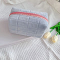 1X Cute Fur Makeup Bag For Women Zipper Large Solid Color Cosmetic Bag Travel Make Up Toiletry Bag Washing Pouch Plush Pen Pouch