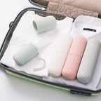 1Pc Portable Toothbrush Cup Bathroom Toothpaste Holder Storage Case Box Organizer Travel Toiletries Storage Cup New Creative 1Pc